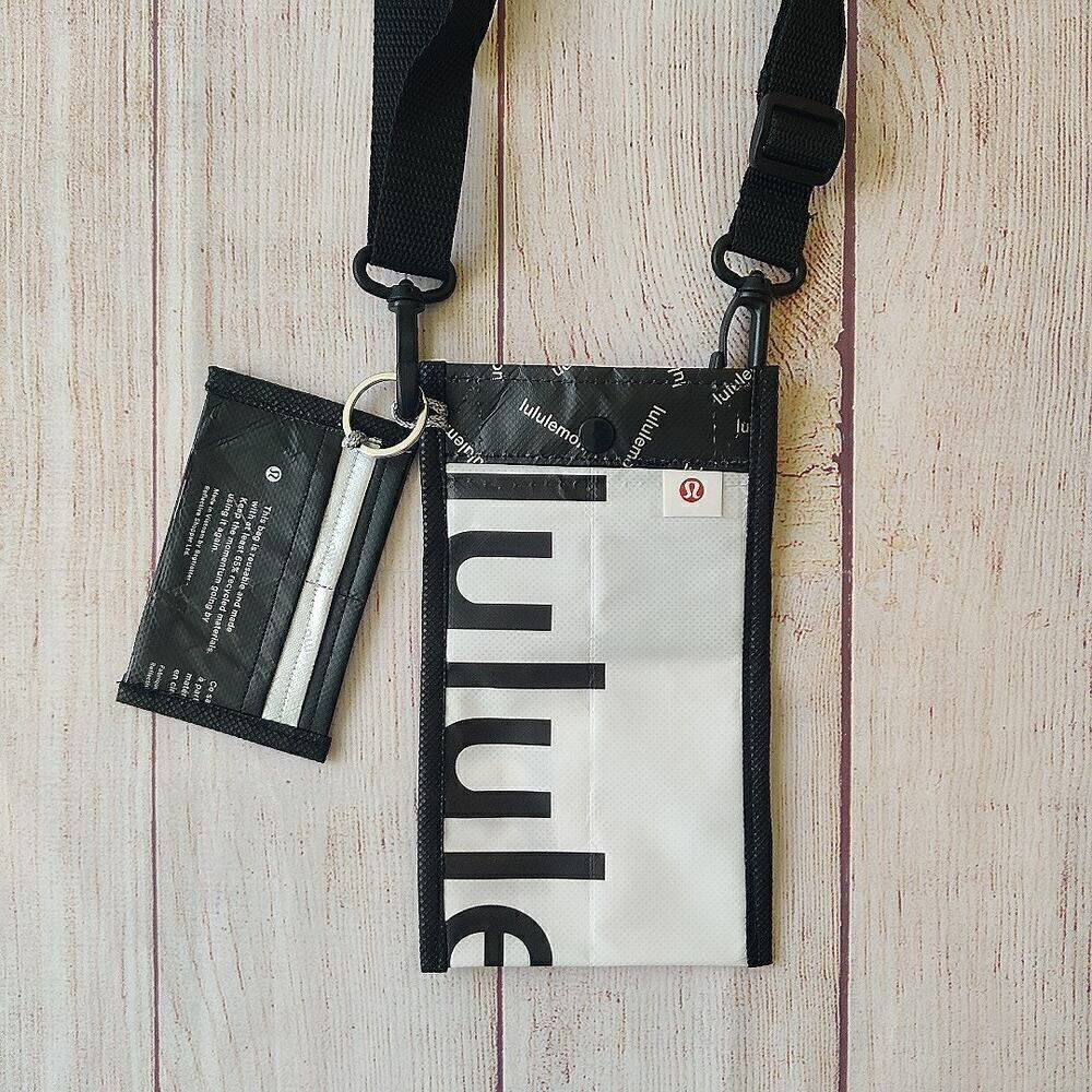 Lululemon handmade crossbody phone holder with card holder